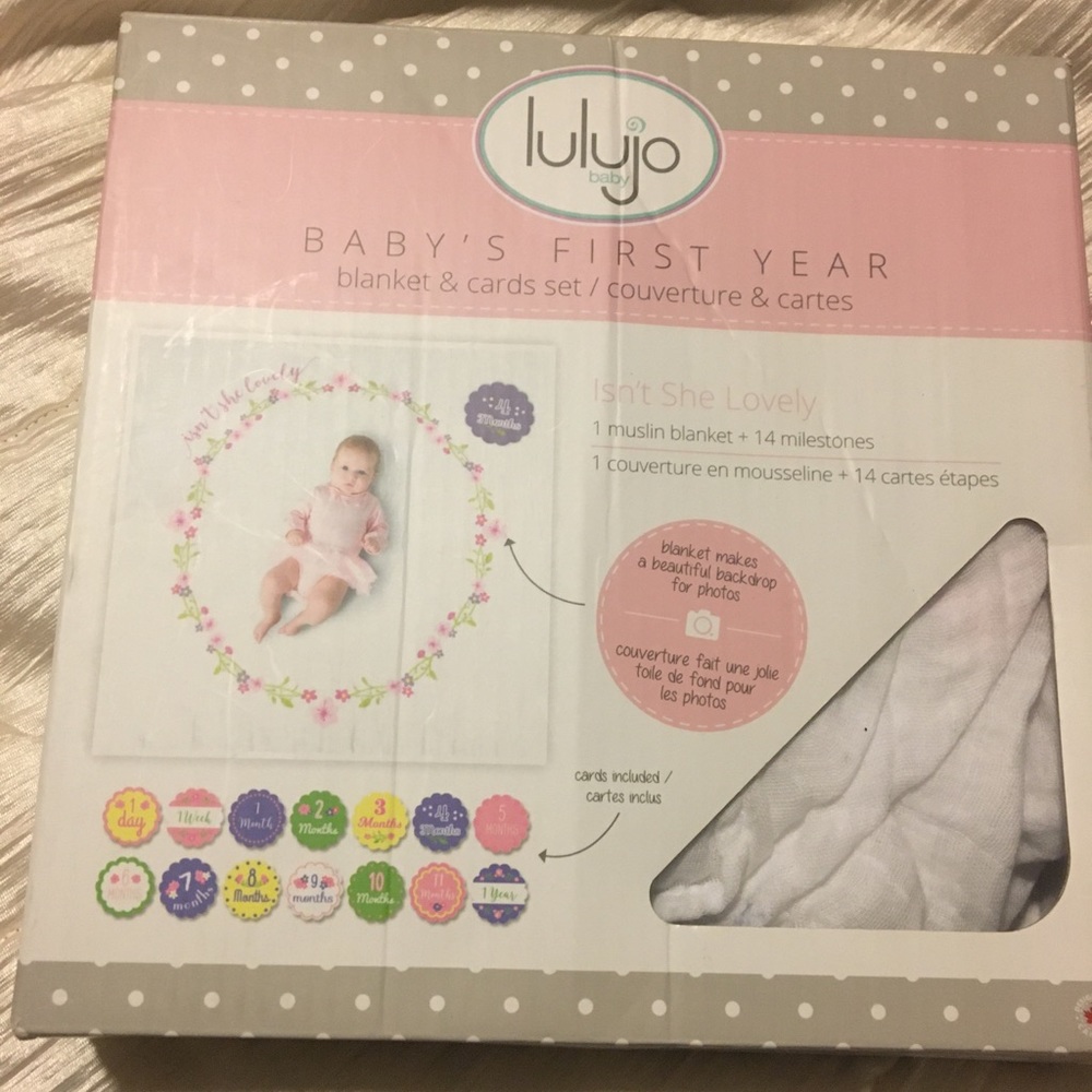 Lulujo baby blanket